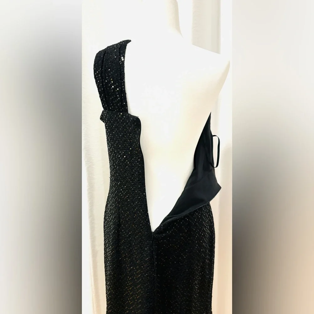 Dazzling Jackie Jon Single Strap Sequined Dress - Picture 8 of 10